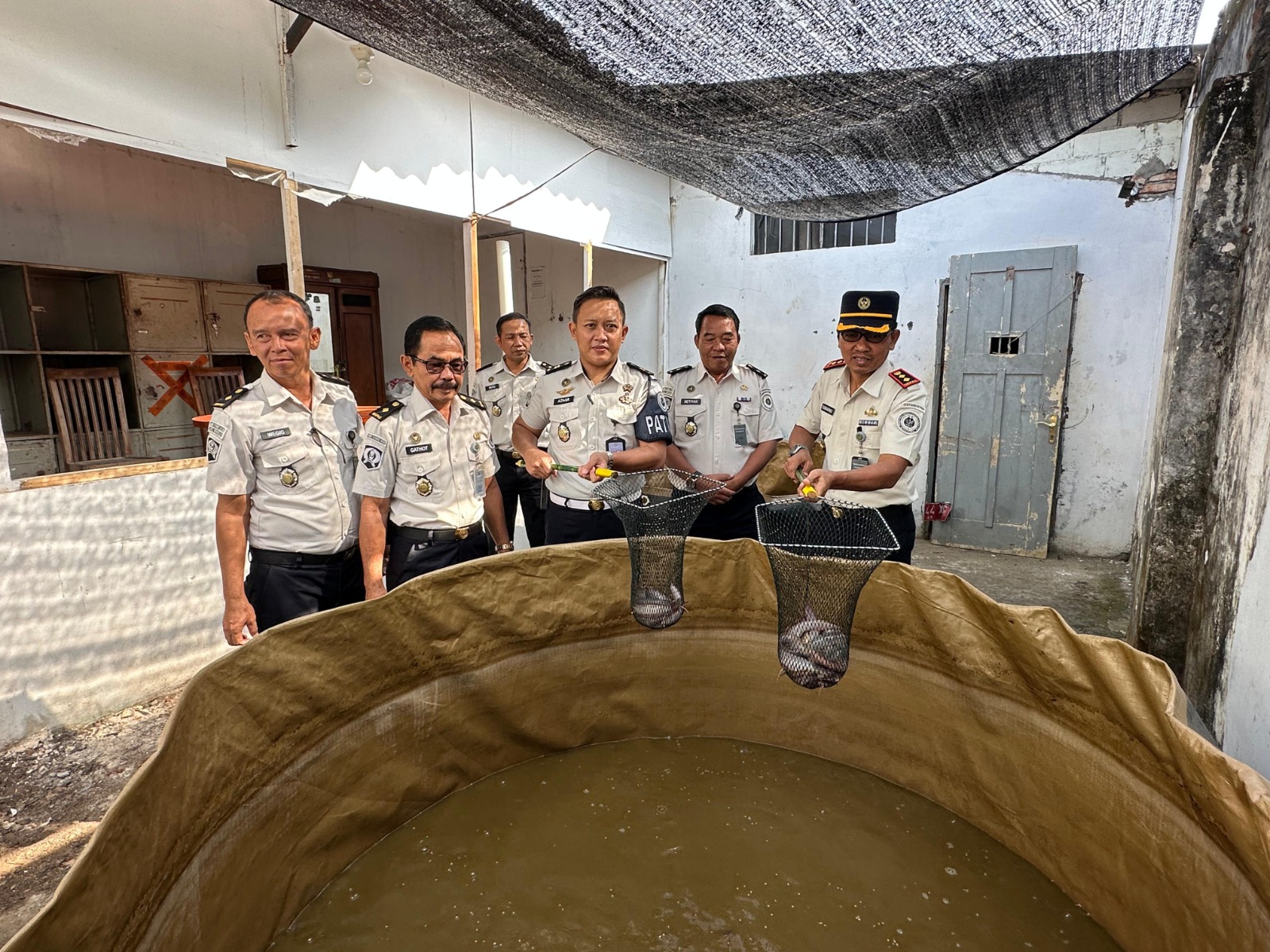 Lapas Wonogiri Panen 80 Kilogram Lele, Wujud Nyata Pembinaan Kemandirian dan Ketahanan Pangan