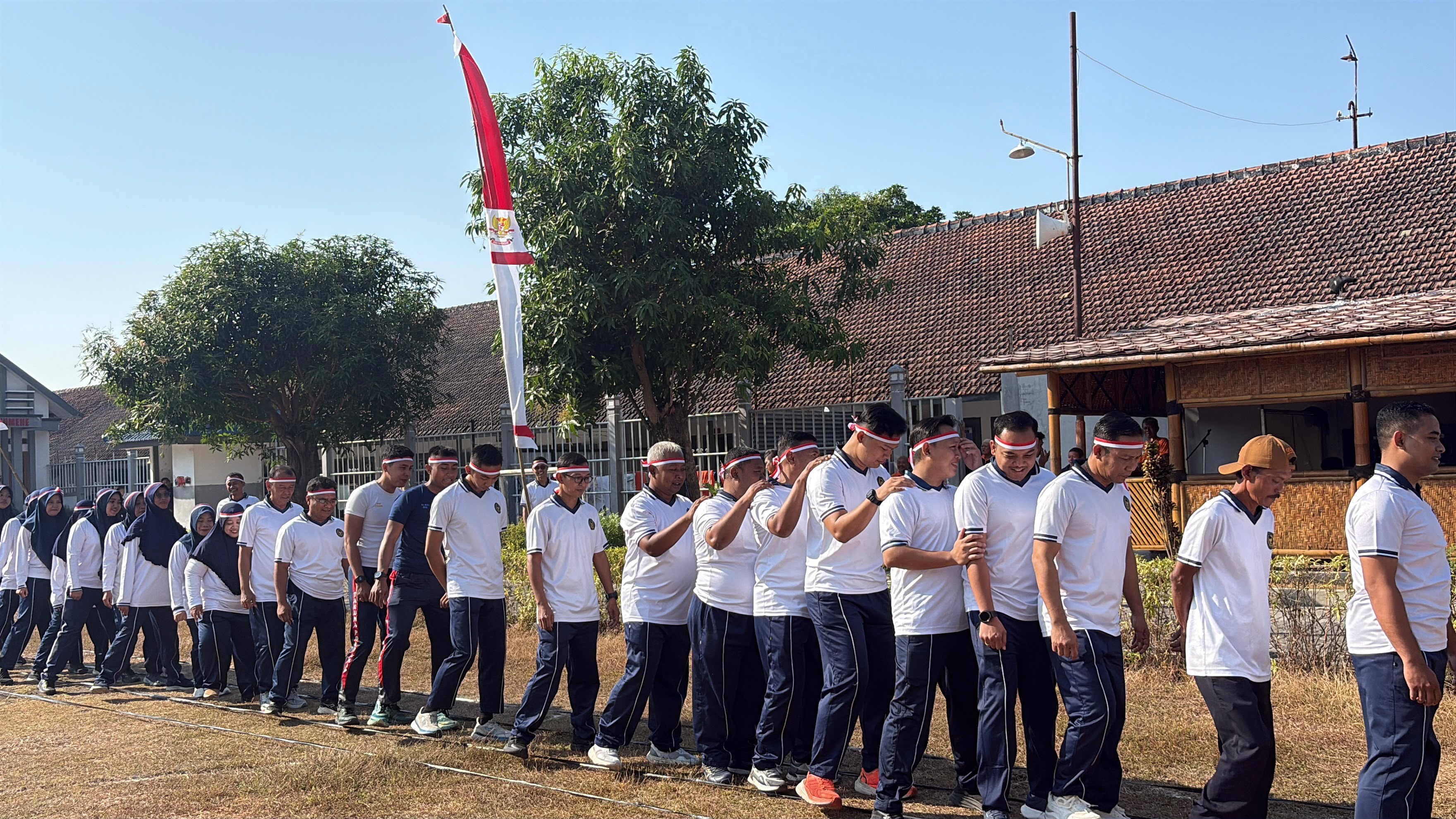 Semarak HUT RI ke-81, Lapas Wonogiri Gelar Apel Bersama dan Beragam Perlombaan